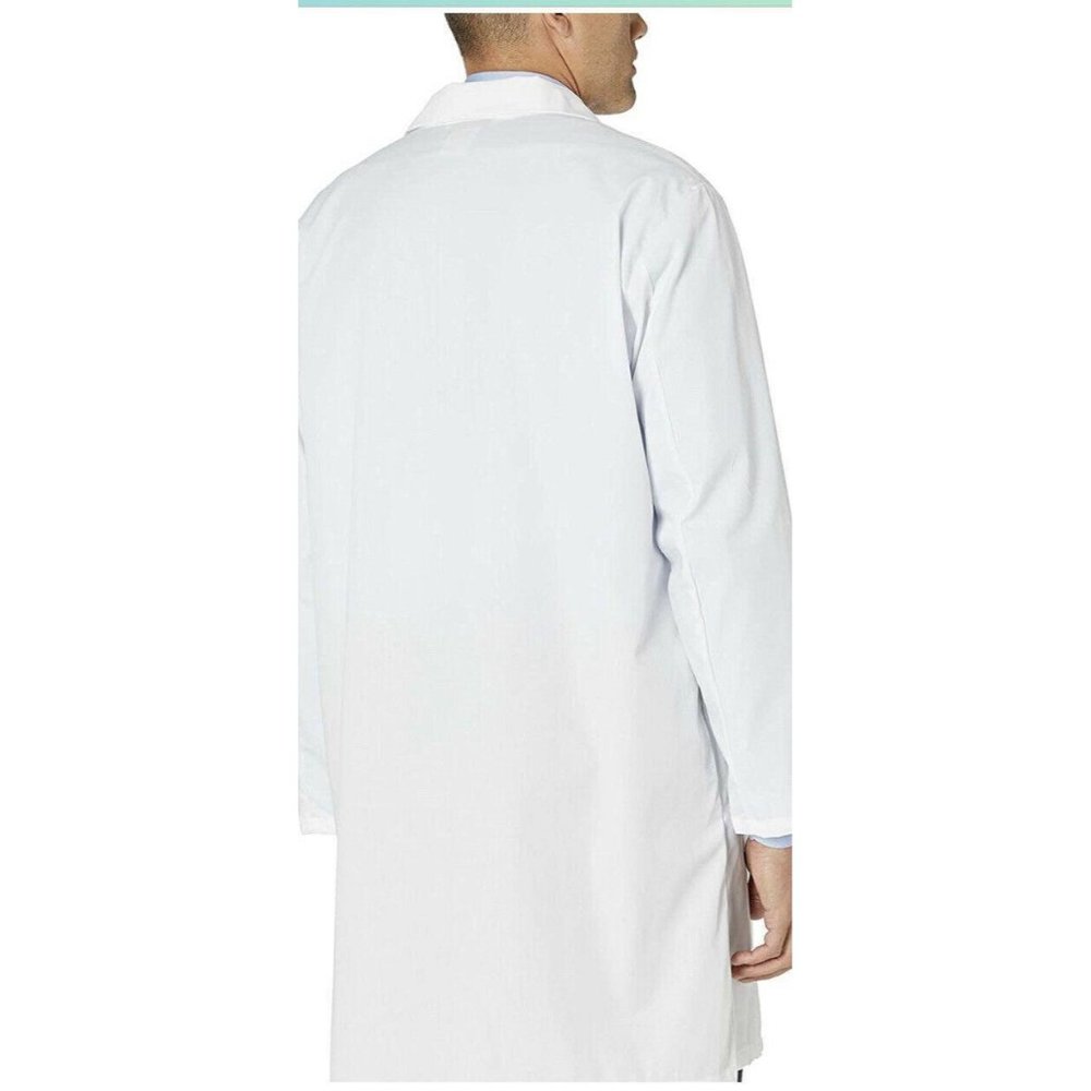 Fashion Seal Healthcare Knee Length White Lab Coat - Picture 4 of 12